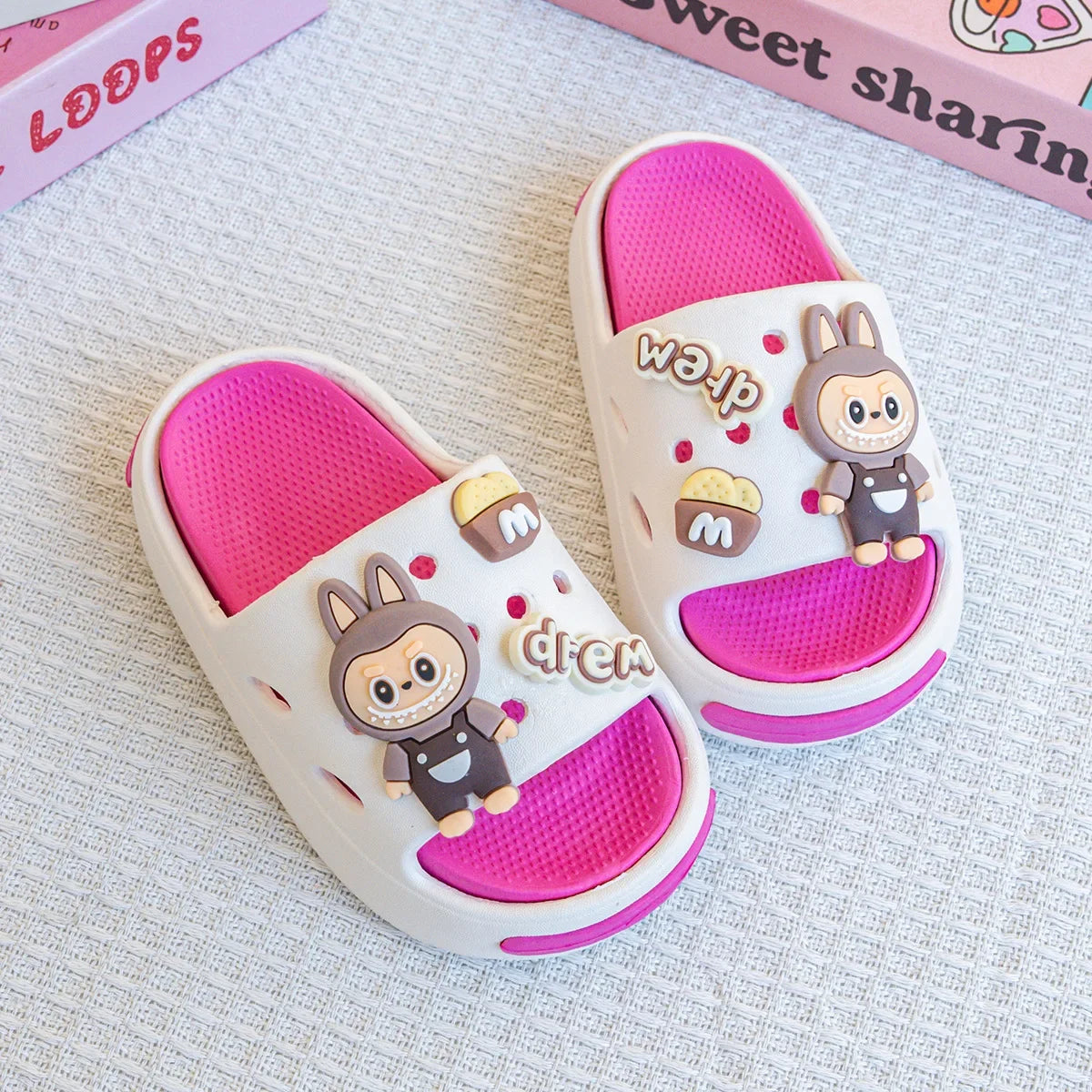 Cute Labubu Children’s EVA Slippers