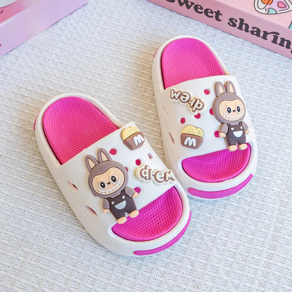 Cute Labubu Children’s EVA Slippers