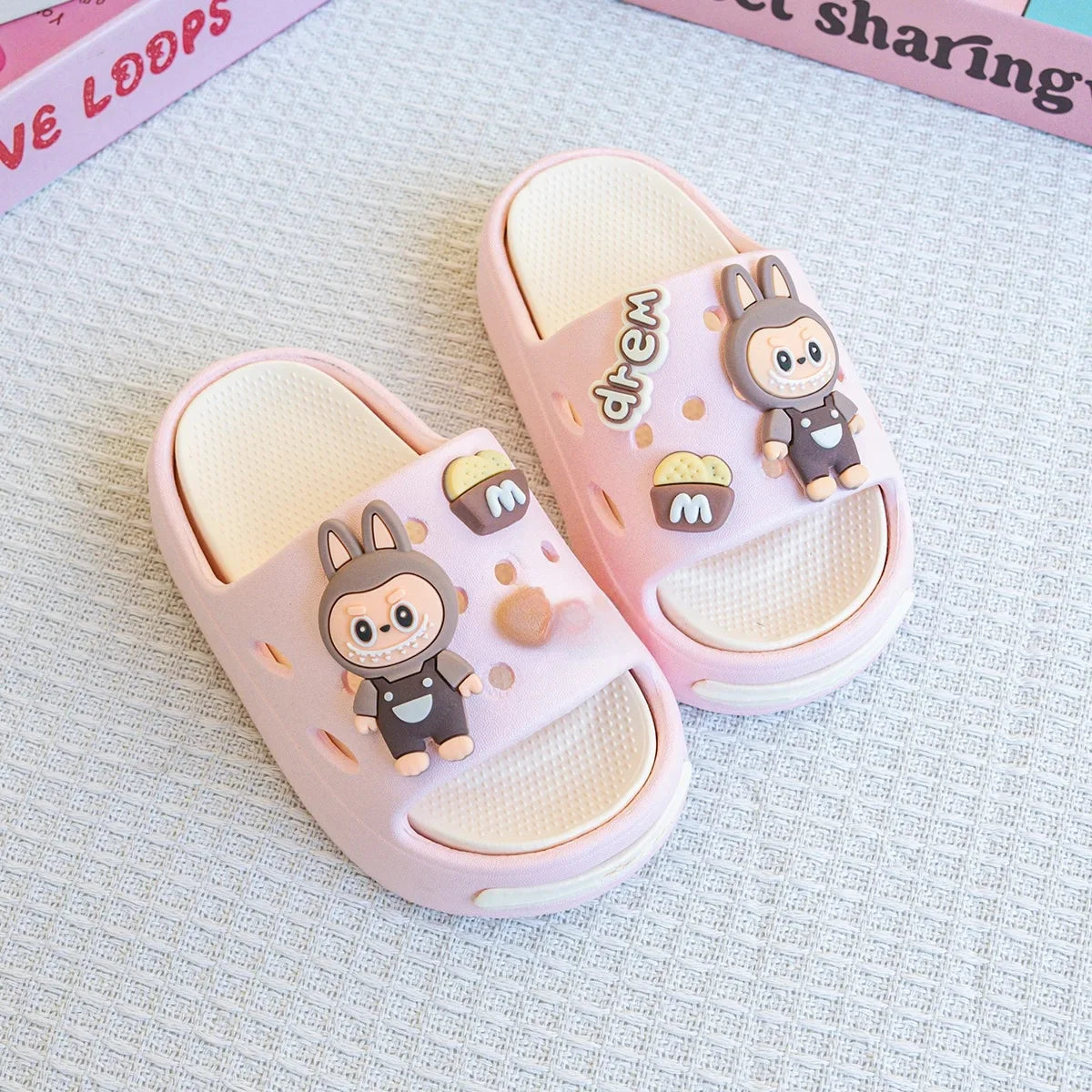 Cute Labubu Children’s EVA Slippers