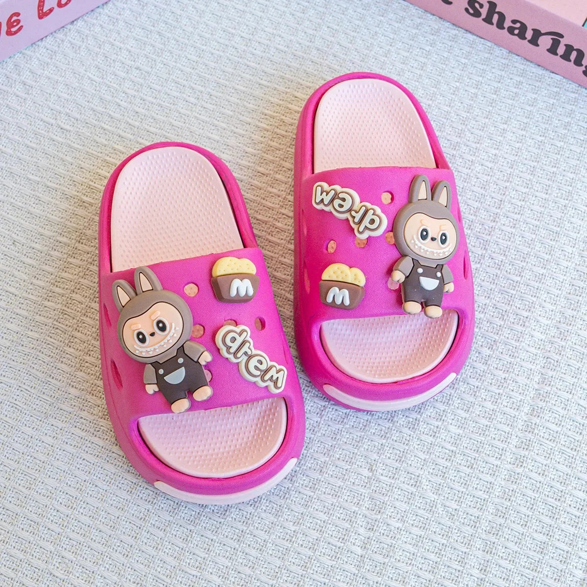 Cute Labubu Children’s EVA Slippers